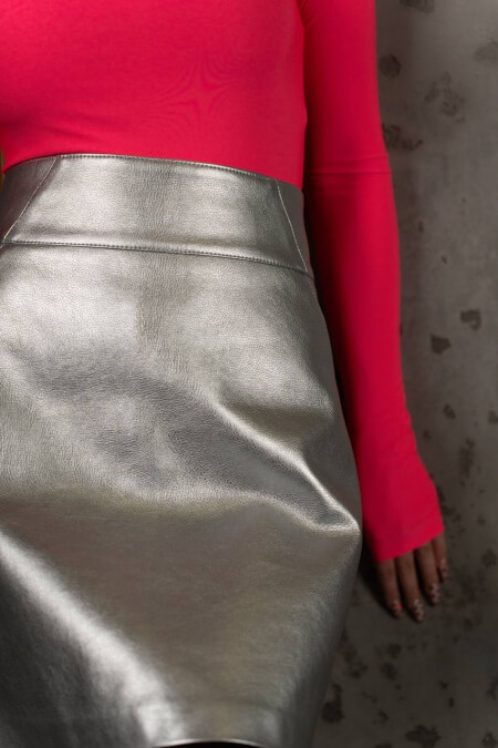 A-line skirt Silver