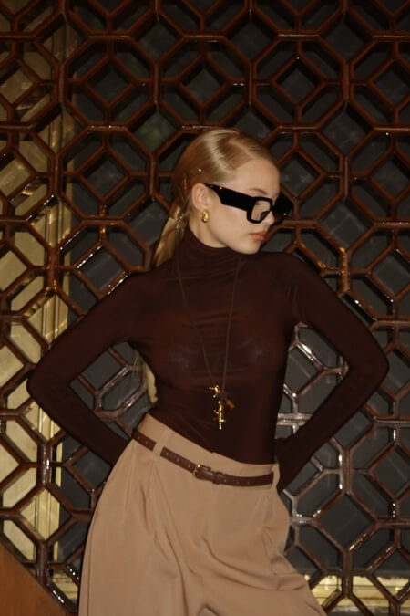 Turtle neck Chocolate