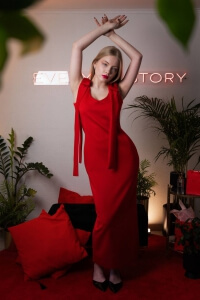 Dress BOW Red